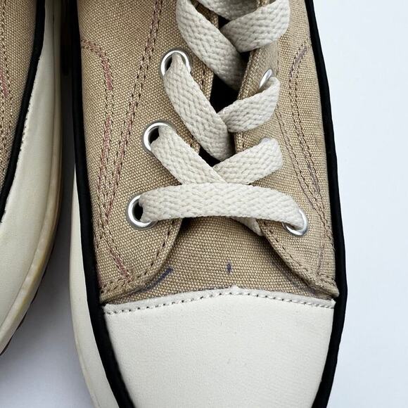 Mimi hi-top, side zipper, fashion shoes, tan color women's size 9 - Picture 4 of 9